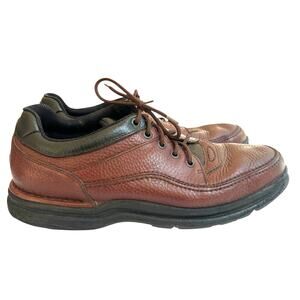 Rockport Brown Leather Oxford Shoes Men’s Size 10 M Walking Comfort